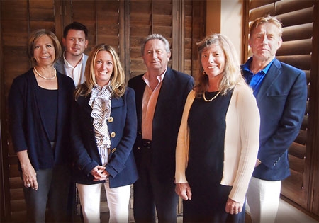 L to R: Renee Bench, Lloyd Cooper, Tracy Slocum, Mike Slocum, Holly Vrotsos, Mark Myers. Not pictured: Simon Edwards