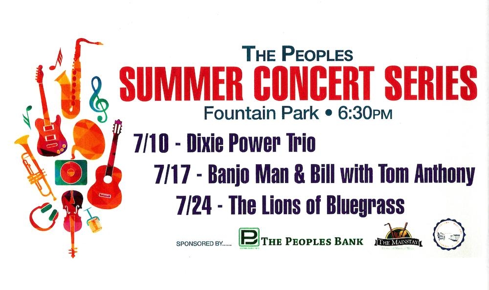 The Peoples Summer Concert Series Kicks Off July 10th - Chestertown Spy