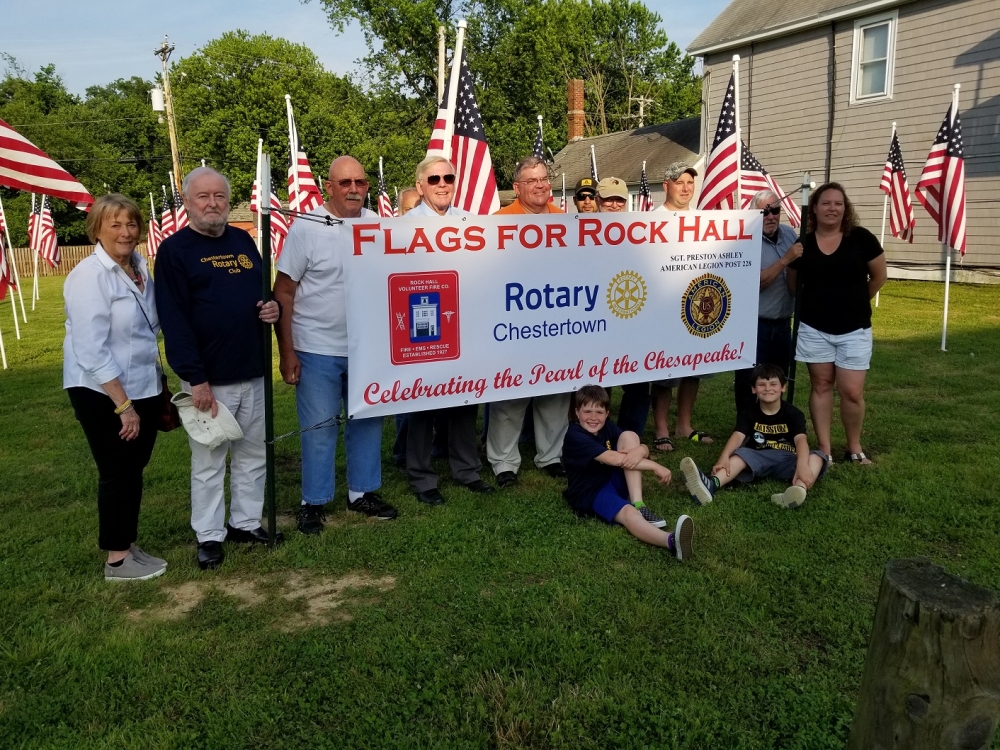 Flags for Rock Hall - Celebrating the 